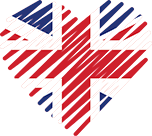 Logo of turkarkadasliksiteler.com - UK, Heart Shaped Image of UK flag.